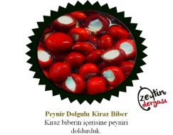 Peynir Dolgulu Kiraz Biber