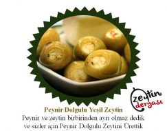 Peynir Dolgulu Yeşil Zeytin