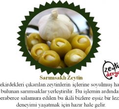 Sarımsaklı Zeytin