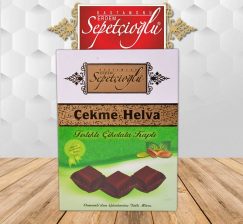 Sepetçioğlu Antep Fıstıklı Çikolata Kaplı Çekme Helva 350Gr